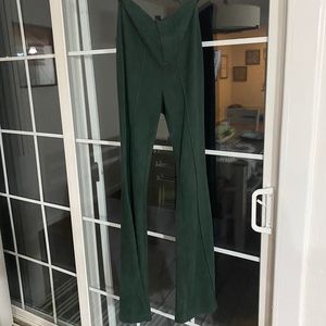 Shein bell bottom velvety pants